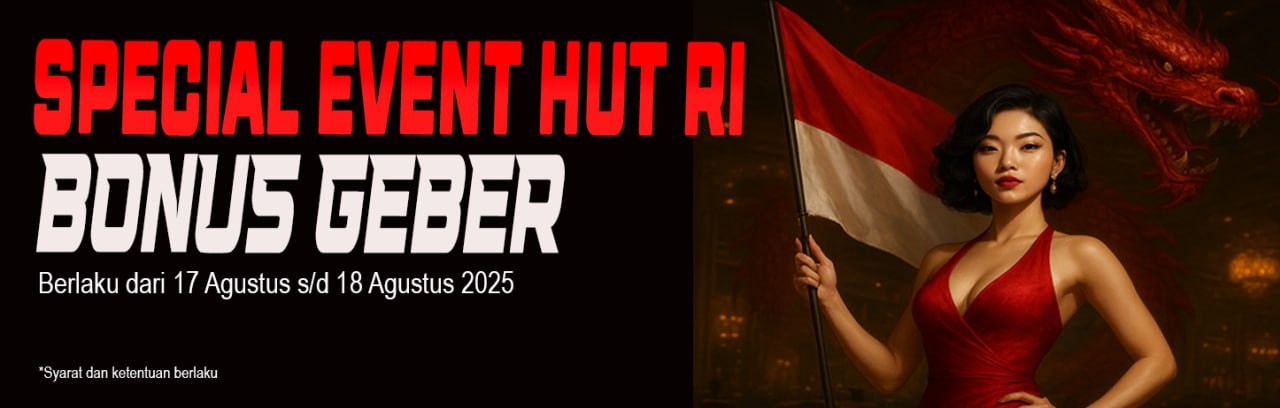 HADIR BONUS GEBER 20% SPECIAL HARI KEMERDEKAAN