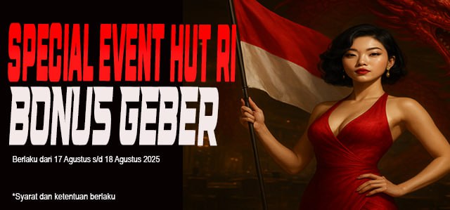 HADIR BONUS GEBER 20% SPECIAL HARI KEMERDEKAAN