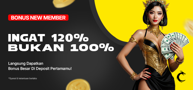 WELCOME BONUS 120% SLOT!