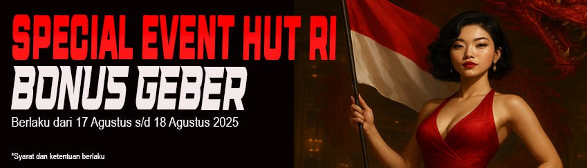 HADIR BONUS GEBER 20% SPECIAL HARI KEMERDEKAAN