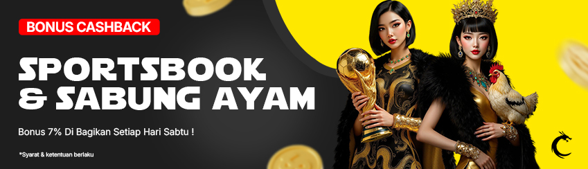 BONUS CASHBACK SPORT DAN SABUNG AYAM 7%