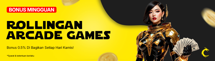 BONUS ROLLINGAN ARCADE GAMES UP TO 0.5%